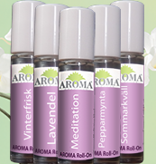 AROMA Roll-On gör det lätt för dig att applicera eteriska oljor på huden.