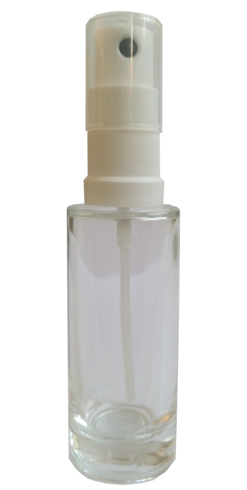 Sprayflaska 30 ml i genomskinlig glas